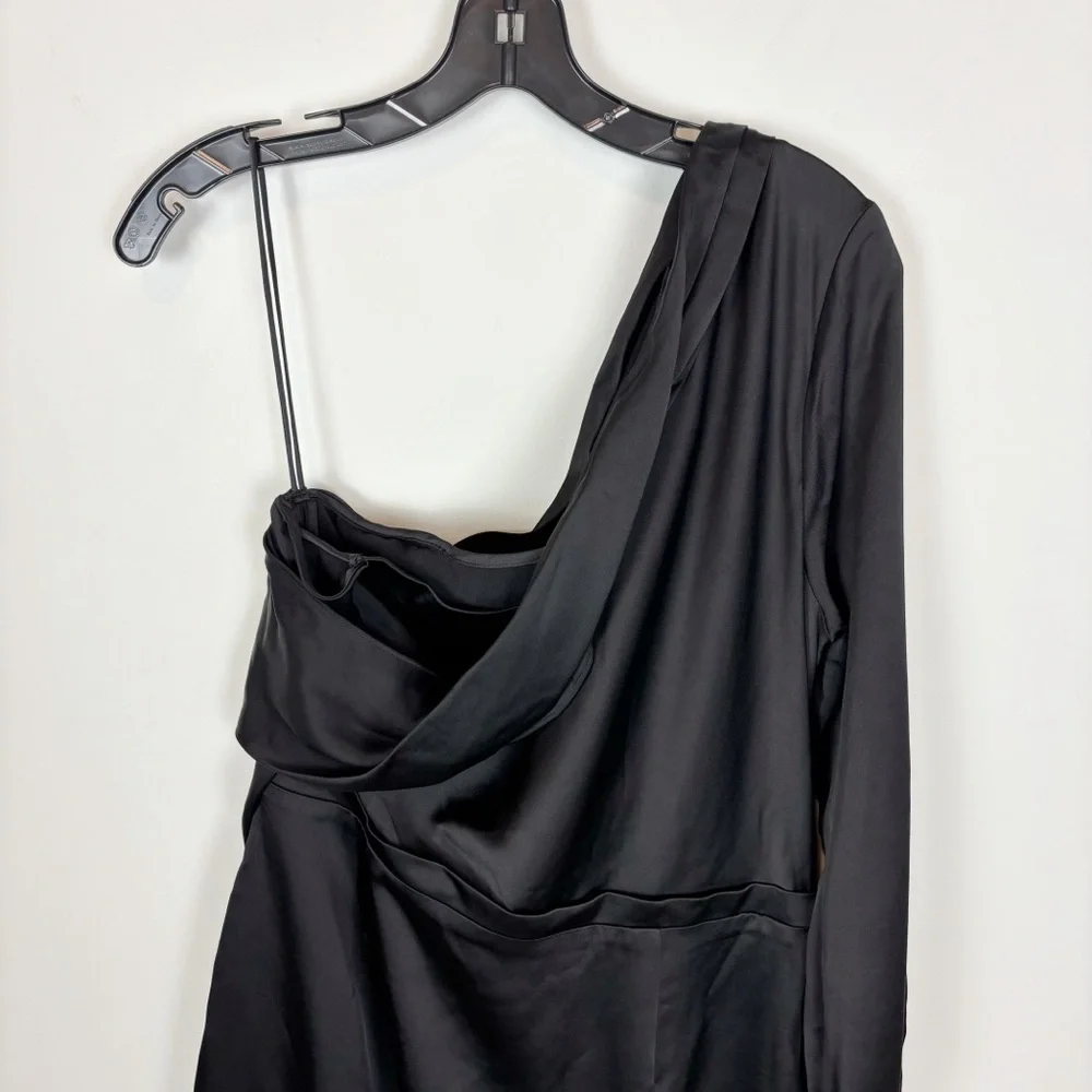 Flaw SIMKHAI Cameron Dress in Black Size 12 - Picture 6 of 14